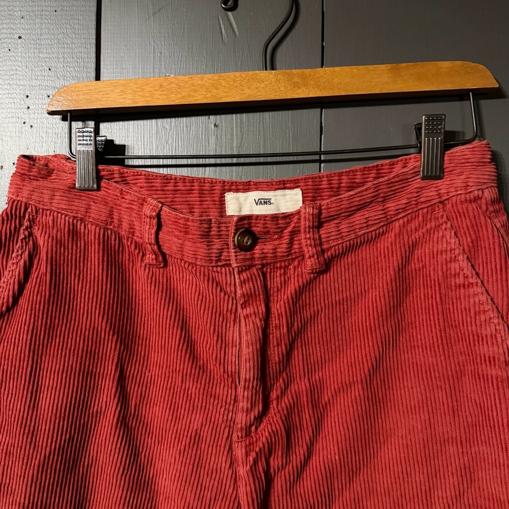 Vans Red Corduroy Pants - Picture 4 of 14